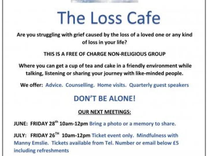Loss Cafe Monthly Advert