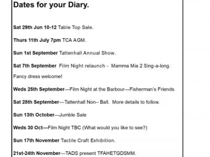 Dates For The Calendar What 39 s On At The Barbour Institute