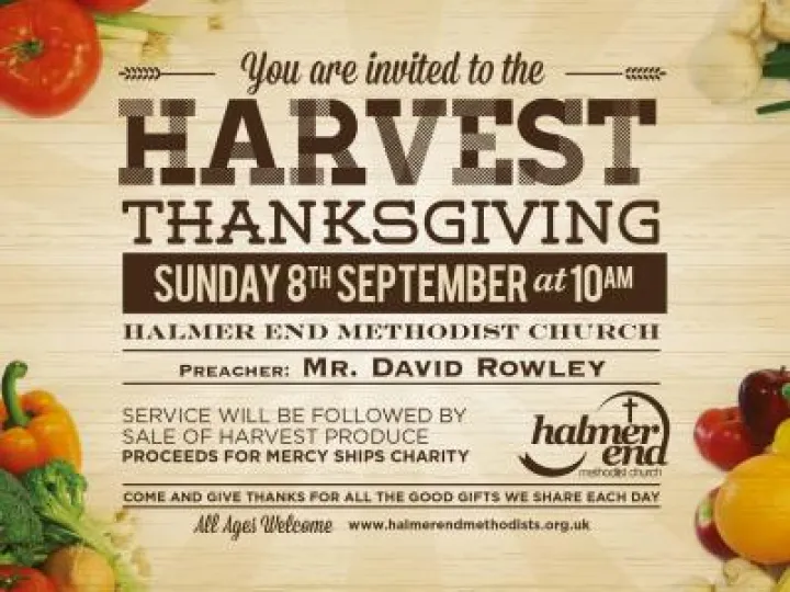 Halmer End Harvest Poster 2019