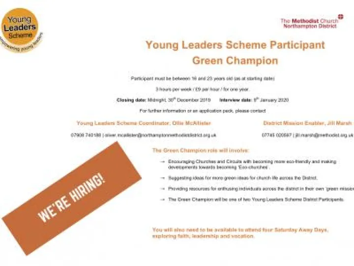 Green Champion Advert FINAL November 2019