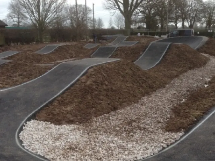 Christleton Scooter Track long view