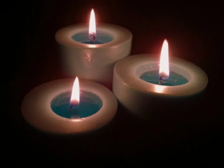 Three candles