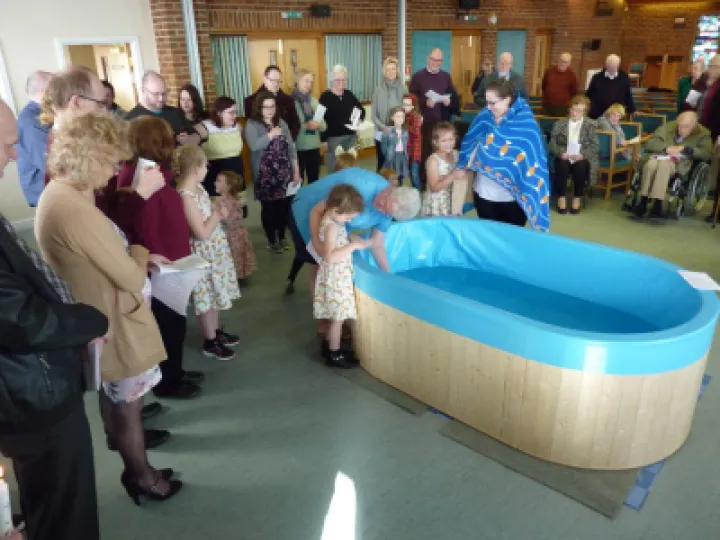 Staincross Baptism before Lock down