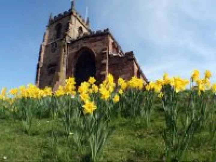 Audlem St James' church, March 2012