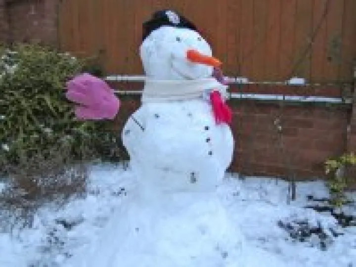 Oliver's Snowman, January 2013