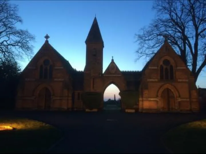Cemetery in Winter