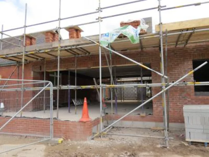 Ist Floor under construction March 2017