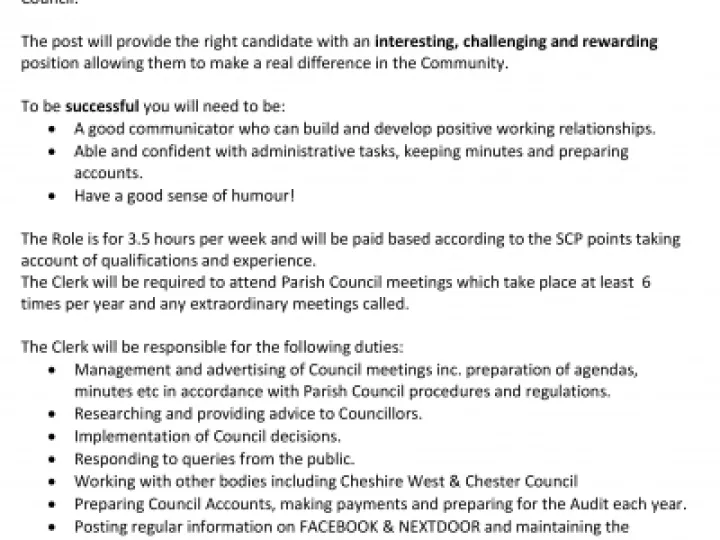 Vacancy Notice Sept 2020