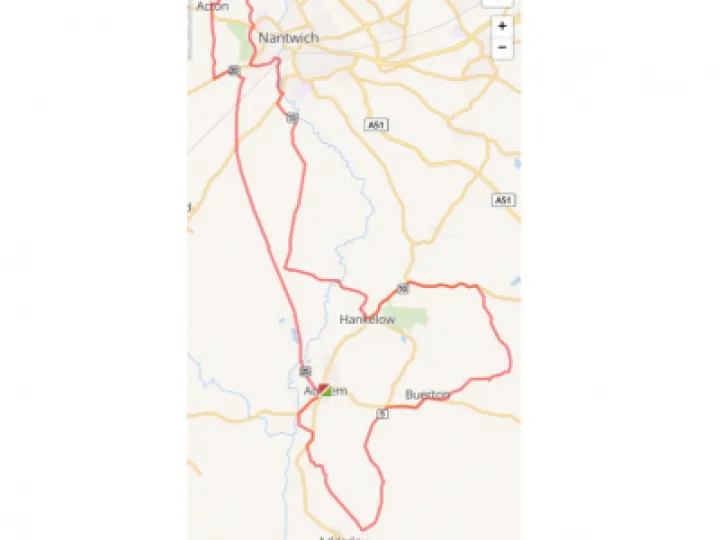 Cox Strider Route