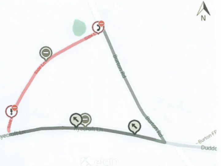 Closure Notice Side Lane PhotoScan