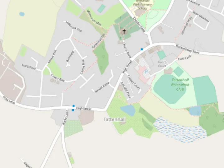 Map showing the location of The Barbour Institute