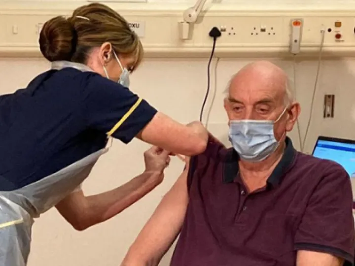 Covid Vaccination Jab Graphic