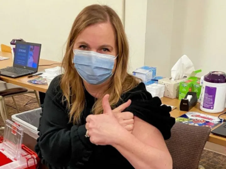 Happy to receive Covid vaccination 05