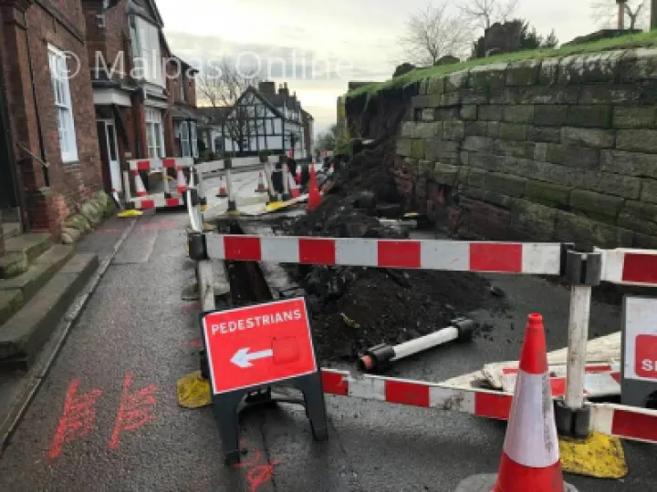 Gas Leak and wall collapse Church Street Jan 2021-1