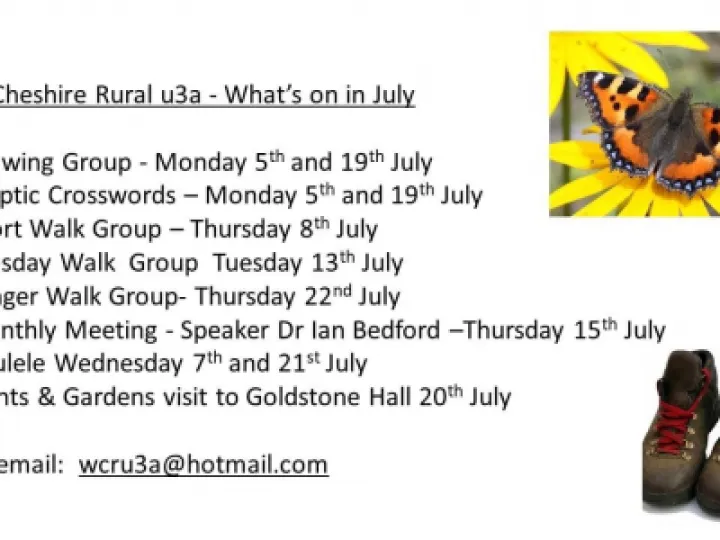 u3a July