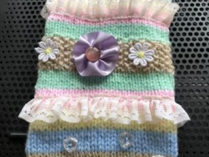 Image: 2021-96-29 Jill Bunney twiddle muff