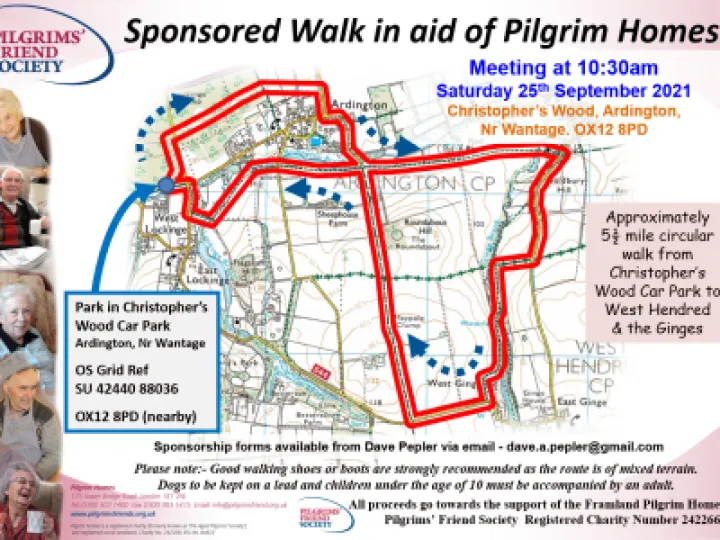 Ardington Pilgrim Homes walk 5-5 miles