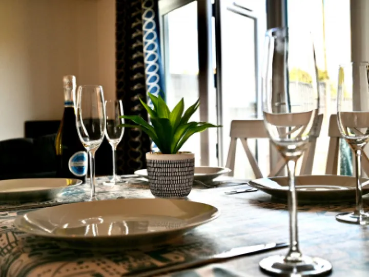 Dining area   open plan lounge area