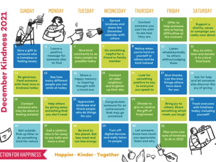 kindness calendar