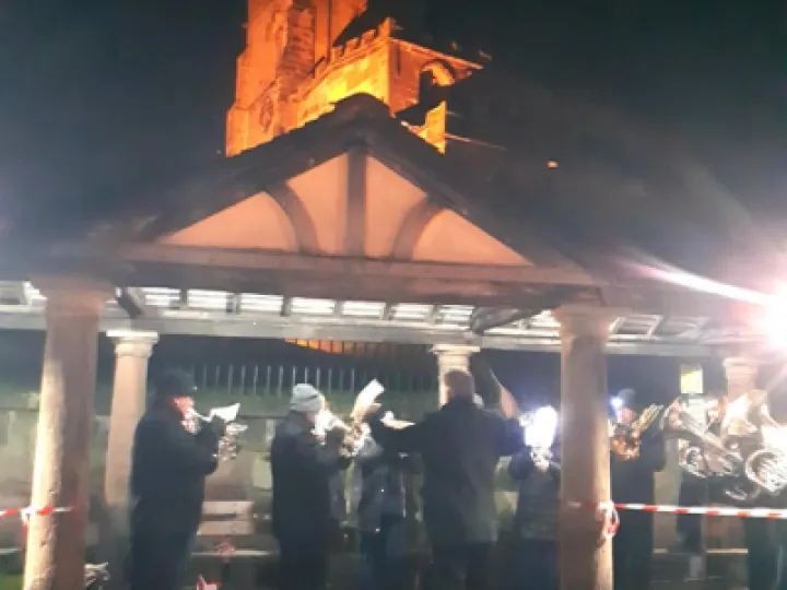 Crewe Brass Perform At The Concert