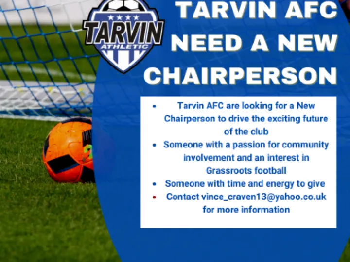 Tarvin Afc New Chaiperson