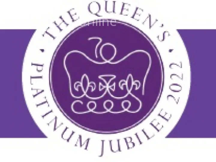 Malpas Platinum Jubilee Logo