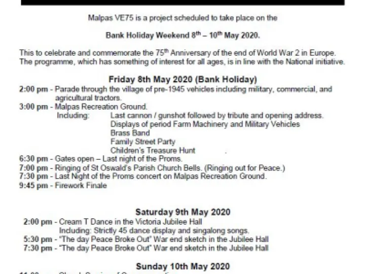 VE75 Draft Programme web