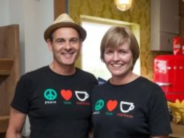 Simon Keeley and Cathrine Tjore