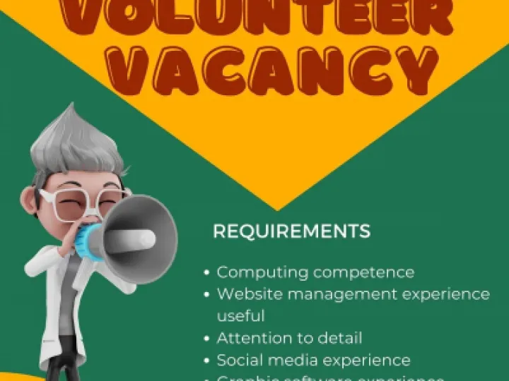 TCC Volunteer Vacancy for Social Media