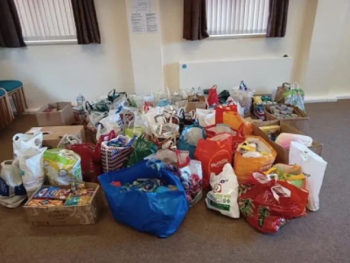 Generous food donations