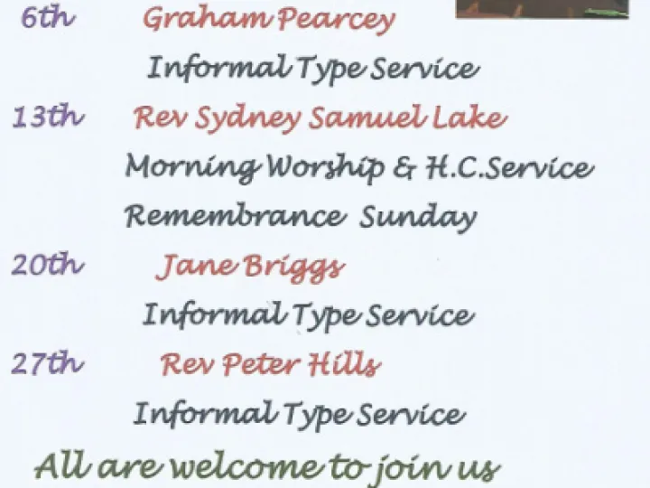 Services in November 2022