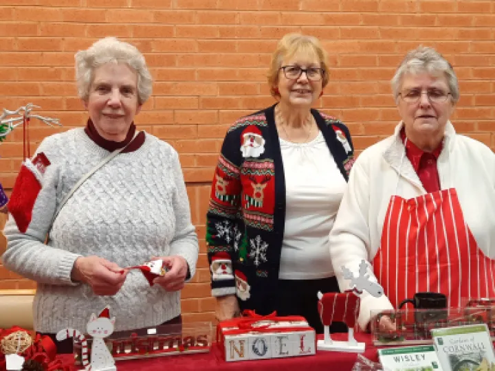 Christmas Festival at TMC 2022 ?? Jacqui Bradley and Pauline Bannister