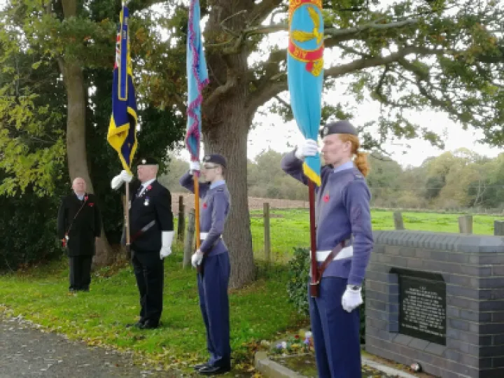 Members of the Royal British Legion paying their respects