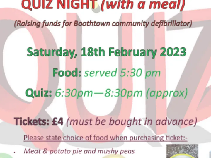 Quiz Night – 18 February 2023