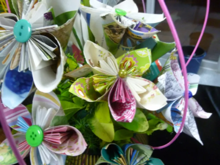 Paper flowers