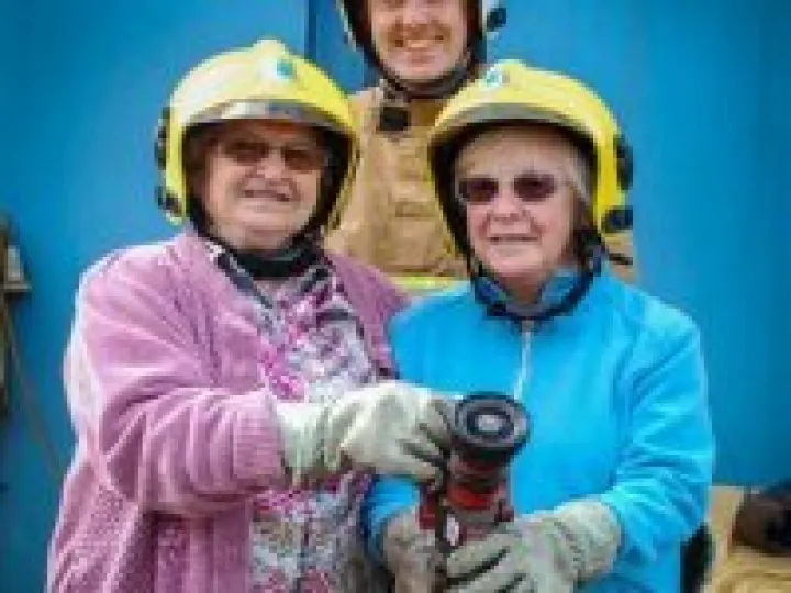 Fire Service supporting Aging Safely Week 2014