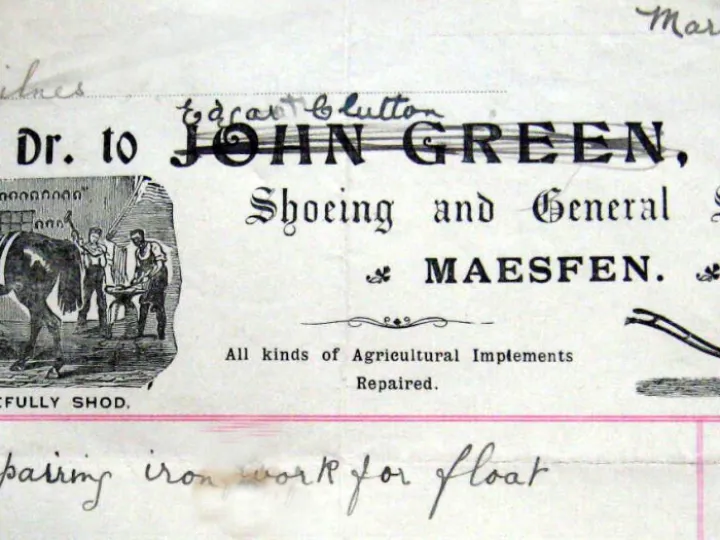 Macefen Smithy Invoice