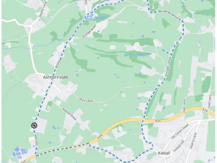 Delamere Road &ndash; Mouldsworth 28th March