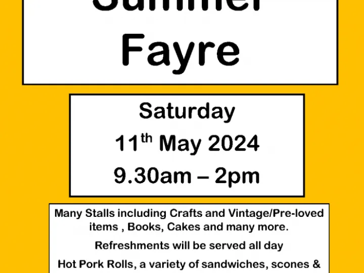 Summer Fayre 2024 – Poster