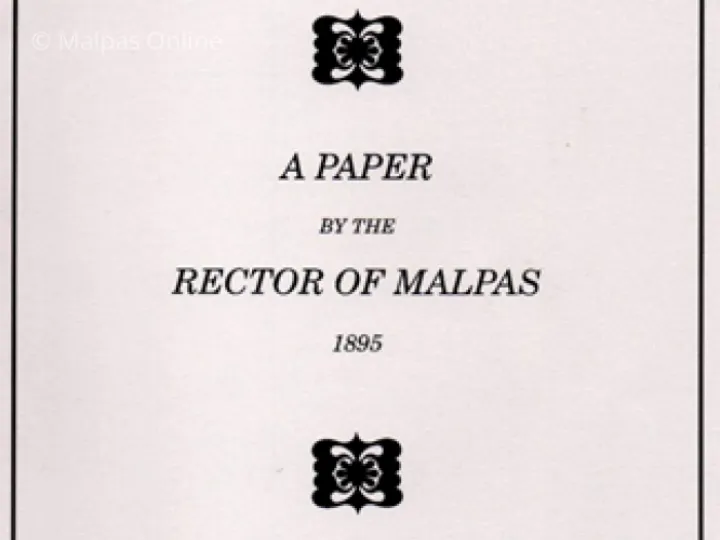 Malpas Parish Town and Church