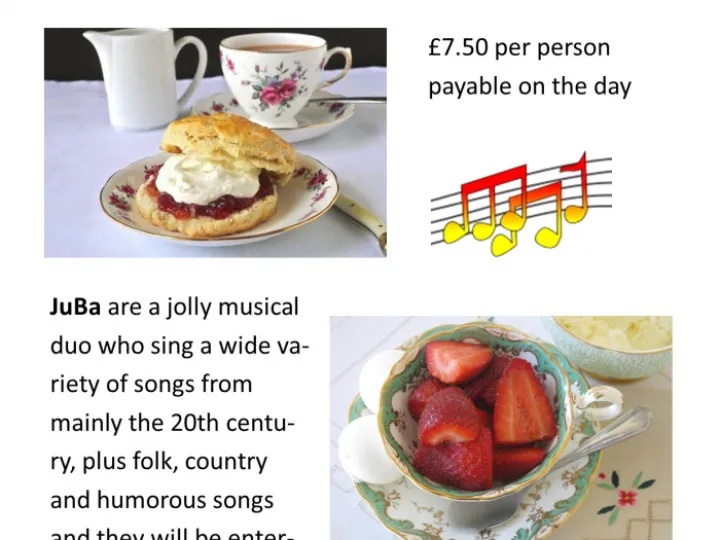 Strawberry Cream Tea Poster 19 July 2024