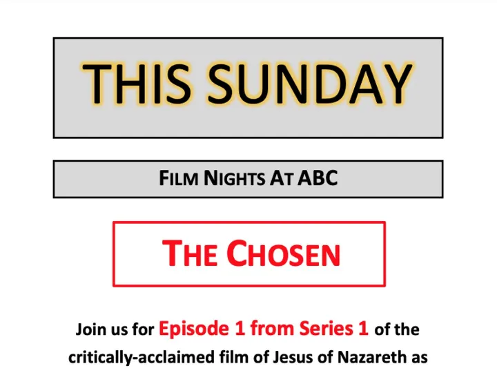 Baptist Church Film