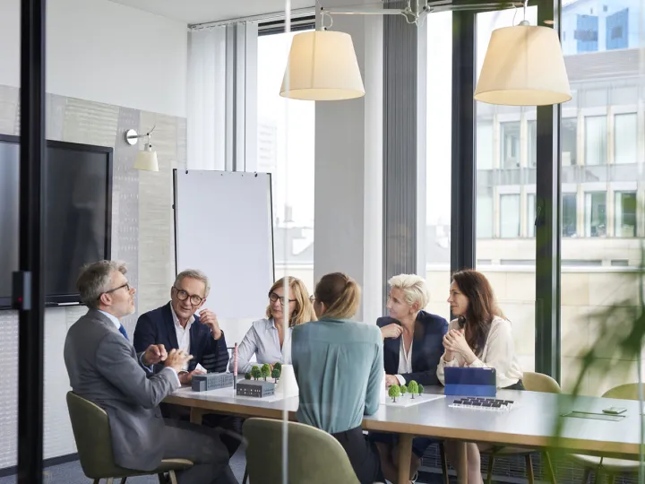 Business meeting in progress