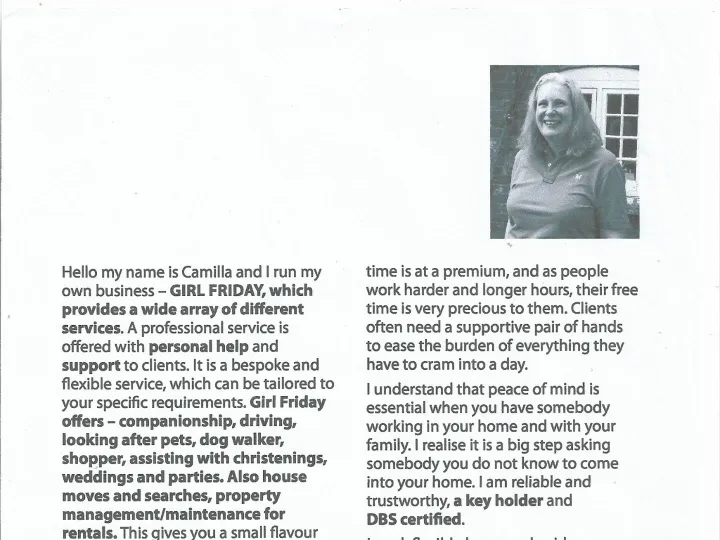 Editorial Girl Friday