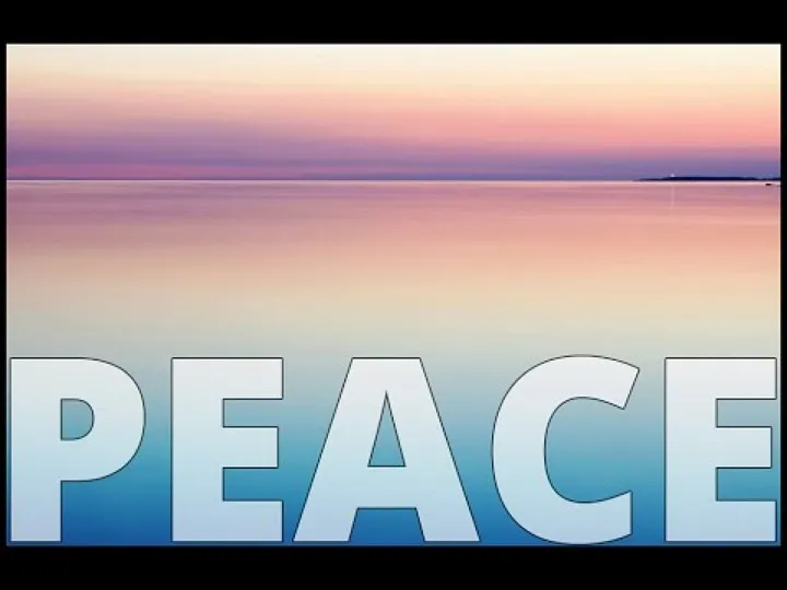 21st Sep: Peace