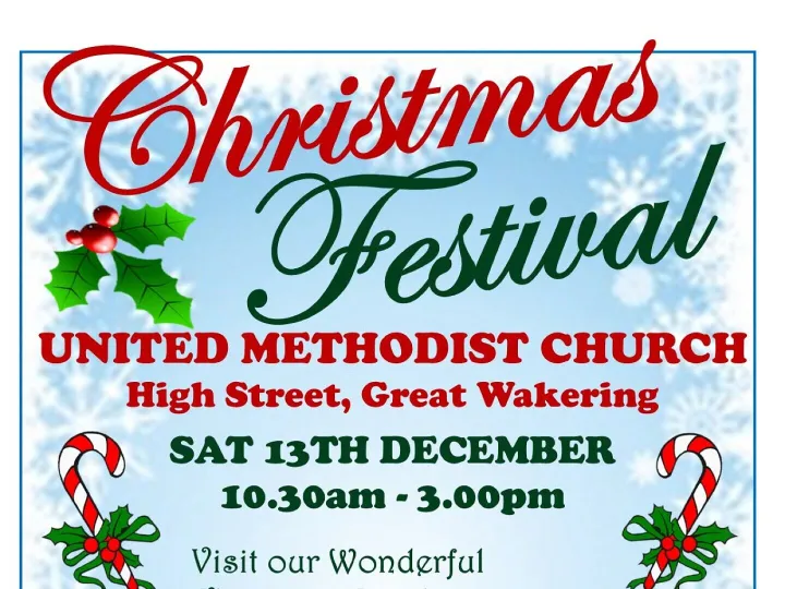 Umc Christmas Festival Poster 13th Dec 2025