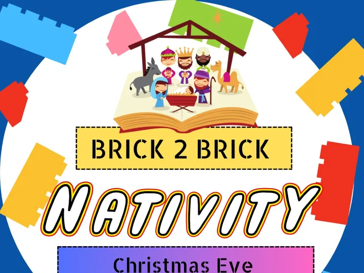 Brick 2 Brick Nativity Poster