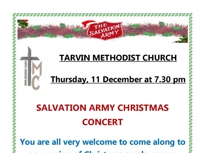 Salvation Army Christmas