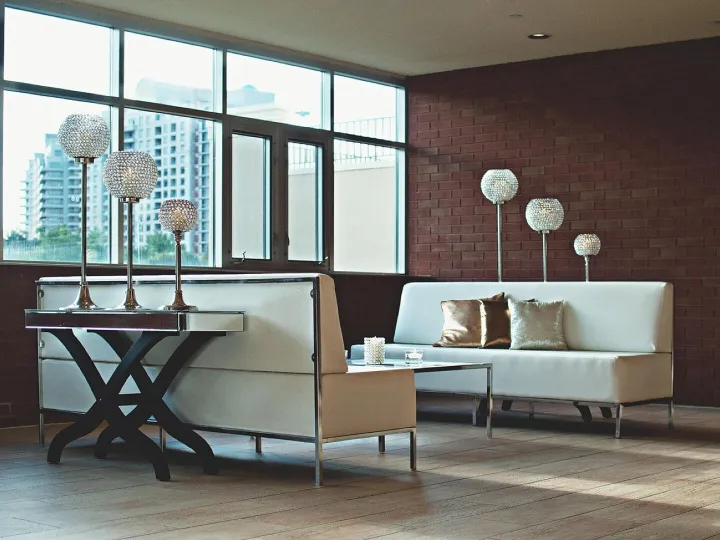 Apartment, living room, couch, contemporary