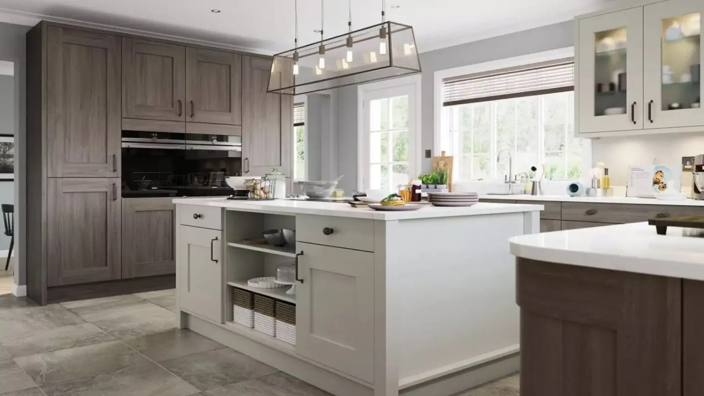 Alku Shaker Wood U Shaped Kitc